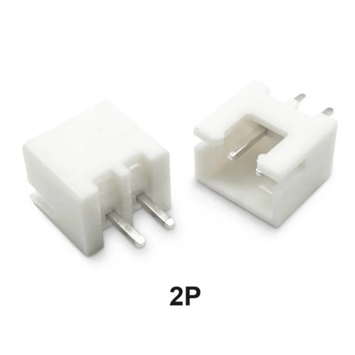 2 Pin JST-XHB 2.54 Düz Tunik Konnektör Erkek