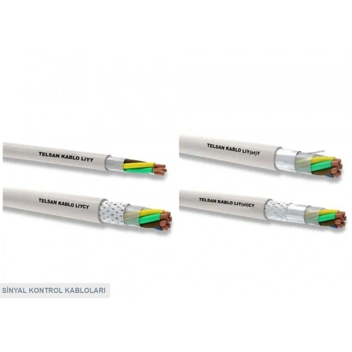 2 x 1.5mm Sinyal Kontrol Kablosu 1m LIYCY