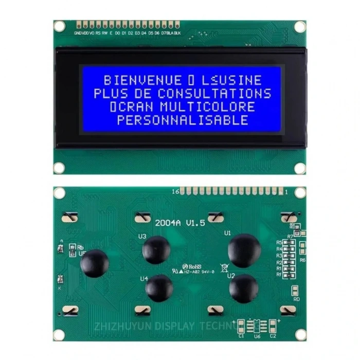 2004A LCD Display Mavi 4x20 Karakter LCD Ekran