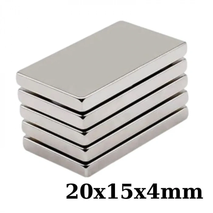 20x15x4mm Neodyum Güçlü Mıknatıs - Neodim Magnet