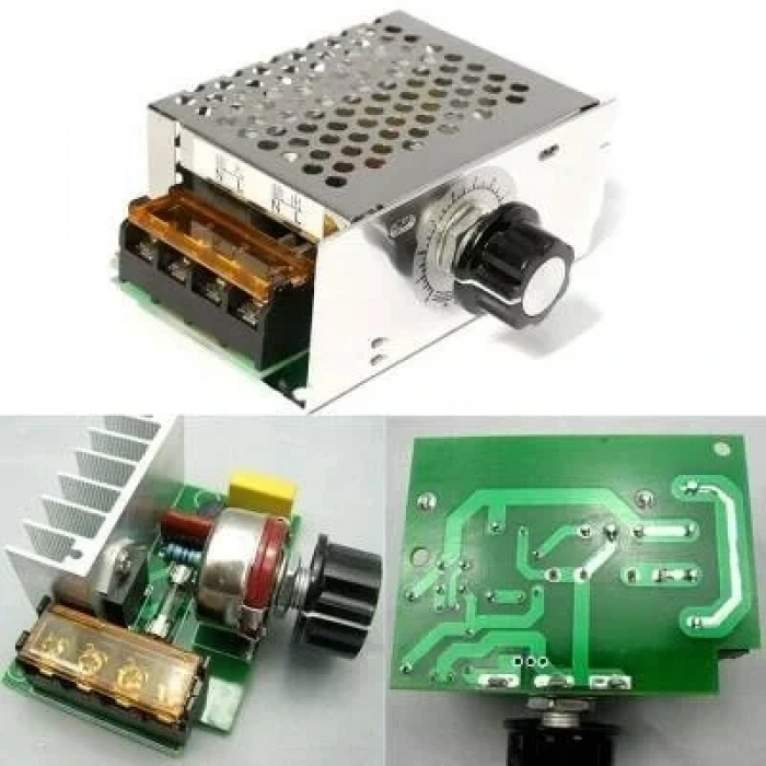 220V Ac Voltaj Regülatörü - 4000W Motor Hız Kontrol Devresi