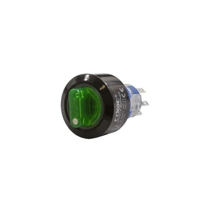 22mm Yeşil Mandal Buton 1-0-2 CD-APY-22XDG