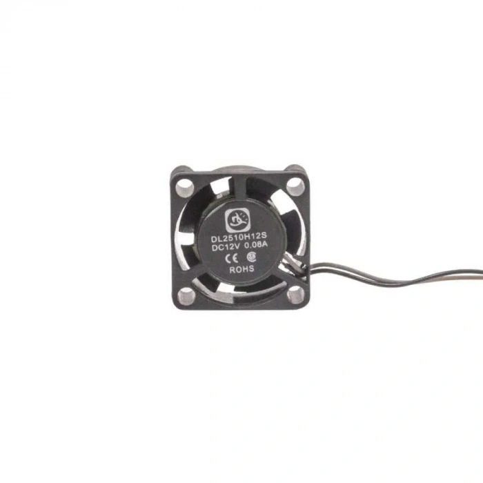 25x25x10mm 12V 0.08A Fan 2 Kablolu