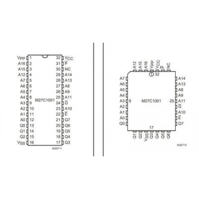 27C1001 - FDIP32W EEPROM Entegresi