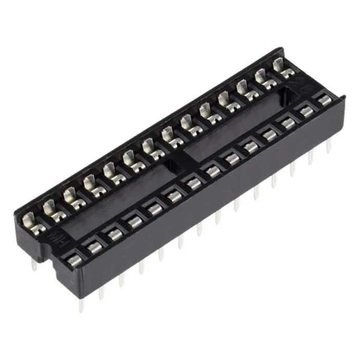 28 Pin Dar DIP Soket - Entegre Soketi