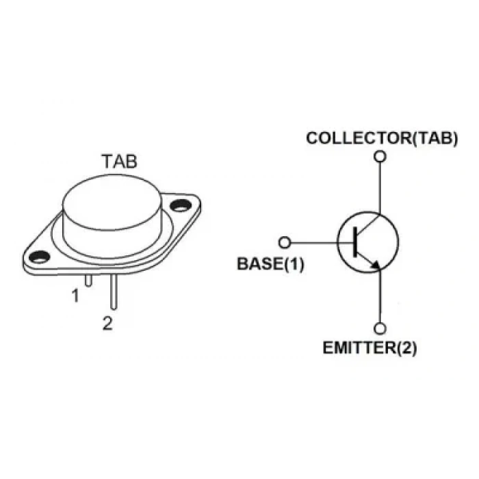 2N3055 - TO3 NPN Transistör