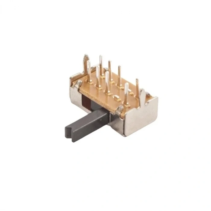 2P3T 3 Konumlu Sürgülü Slide Switch 8 Pin