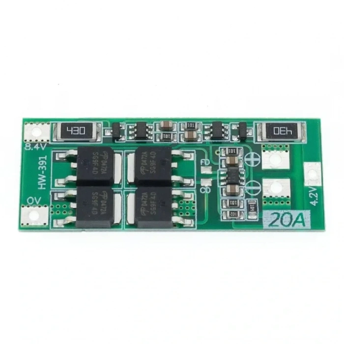 2S 20A BMS 8.4V 18650 Lityum Pil Şarj Koruma Devresi Balanslı