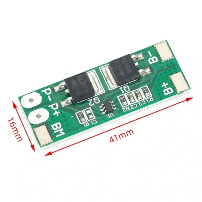 2S 8A BMS 6.4V 8.4V Li-ion Pil Şarj Koruma Devresi