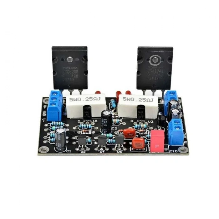 2SC5200 + 2SA1943 100W Mono Amfi Modülü