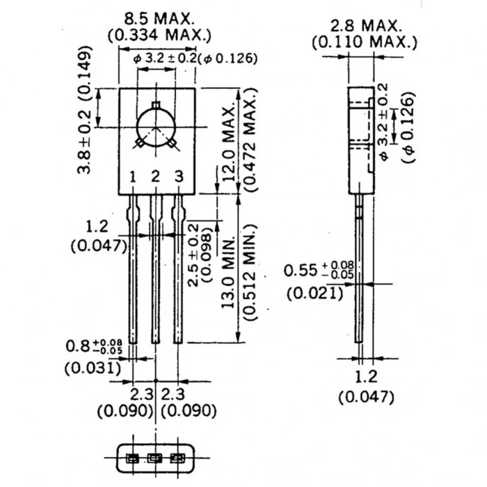 2SD882P-AZ Npn Tht Transistör To-126