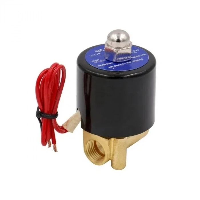 2W-025-08 DC 12V NC Elektromanyetik Valf - Solenoid Valf