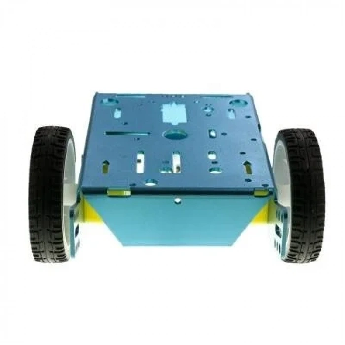 2wd mBot Alüminyum Araç Kiti - Mavi ( Motor ve Tekerlek Dahil)