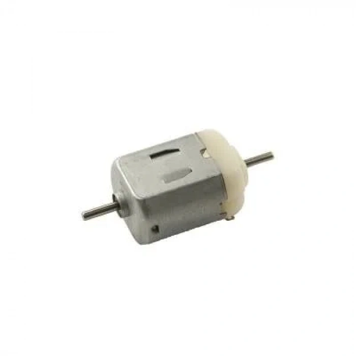 3-6V DC 130 Motor Çift Milli - Oyuncak Motoru