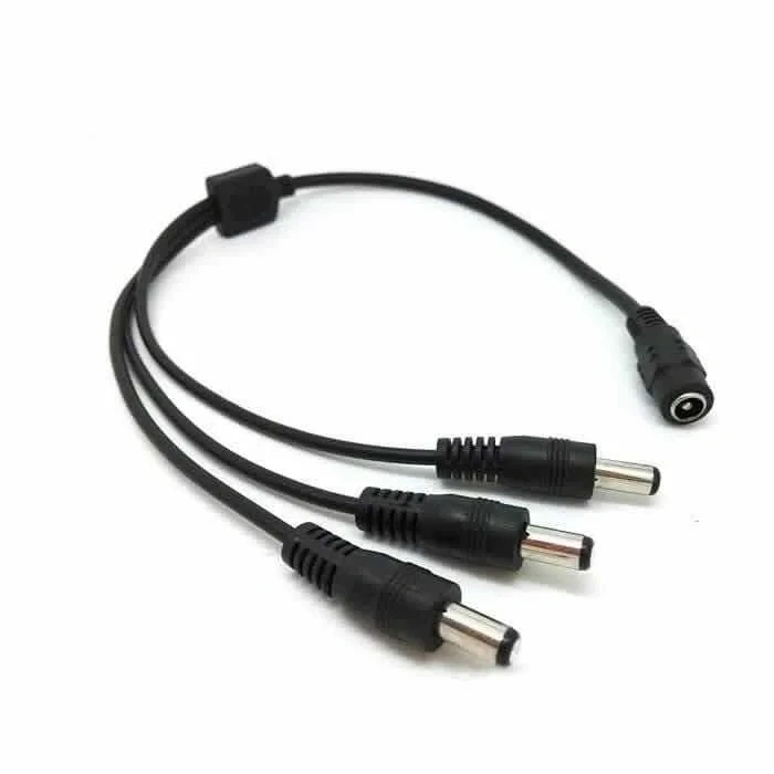 3 Başlı DC Adaptör Çoklayıcı Kablo