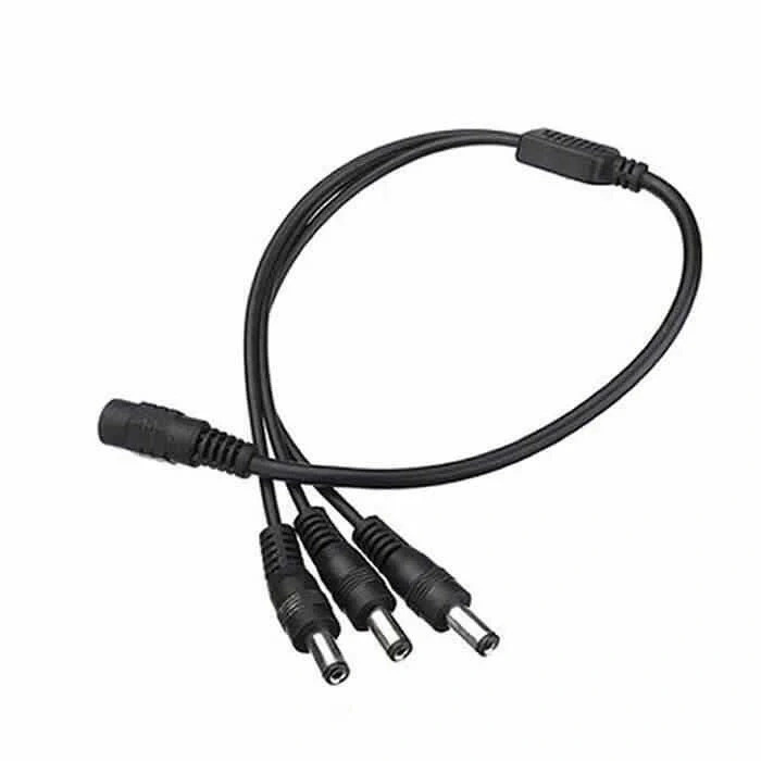 3 Başlı DC Adaptör Çoklayıcı Kablo