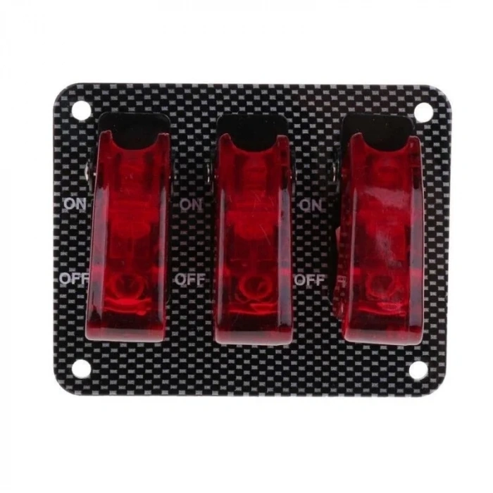 3lü ON-OFF Toggle Switch Panel