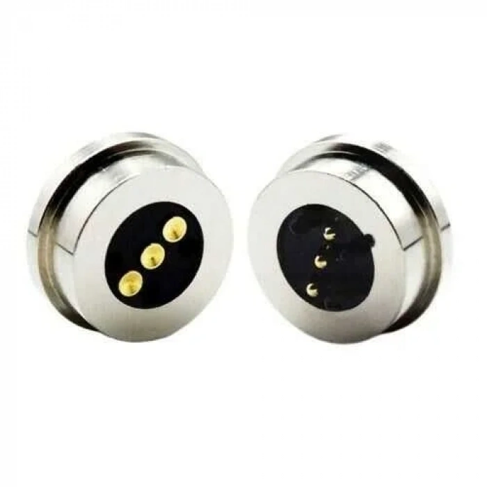 3-Pin 13.5mm Pogo Pin Manyetik Konnektör Takımı