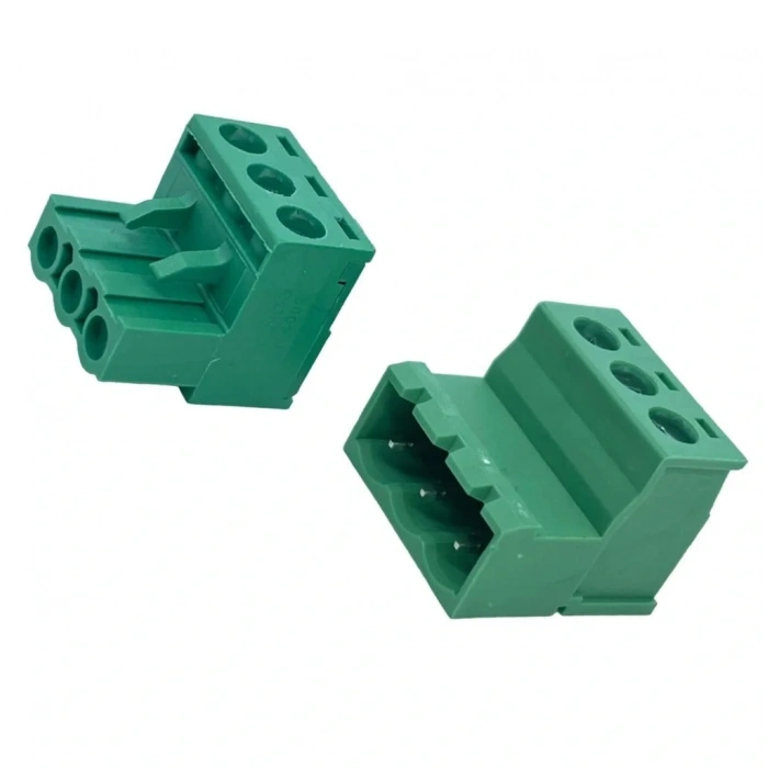 3 Pin 5.08mm Kablo Birleştirici Klemens Erkek-Dişi Set