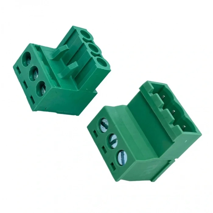 3 Pin 5.08mm Kablo Birleştirici Klemens Erkek-Dişi Set