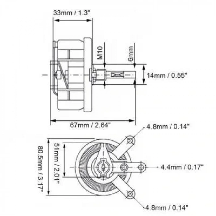 300R 100W BC1 Reosta Direnç - Potansiyometre