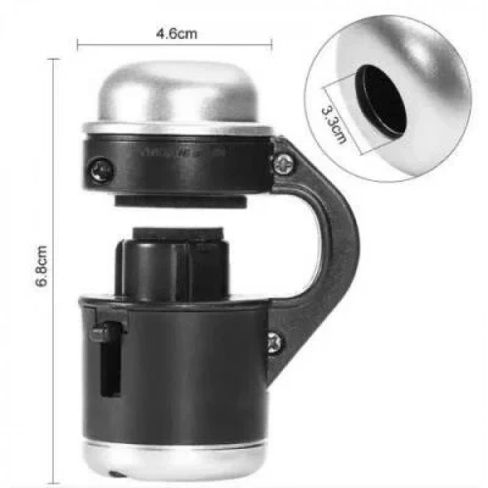 30x Zoom Lens Mikroskop - Telefon Kameraları Uyumlu