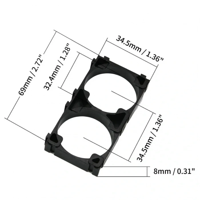 32700 Li-ion Pil Tutucu Braket 2li