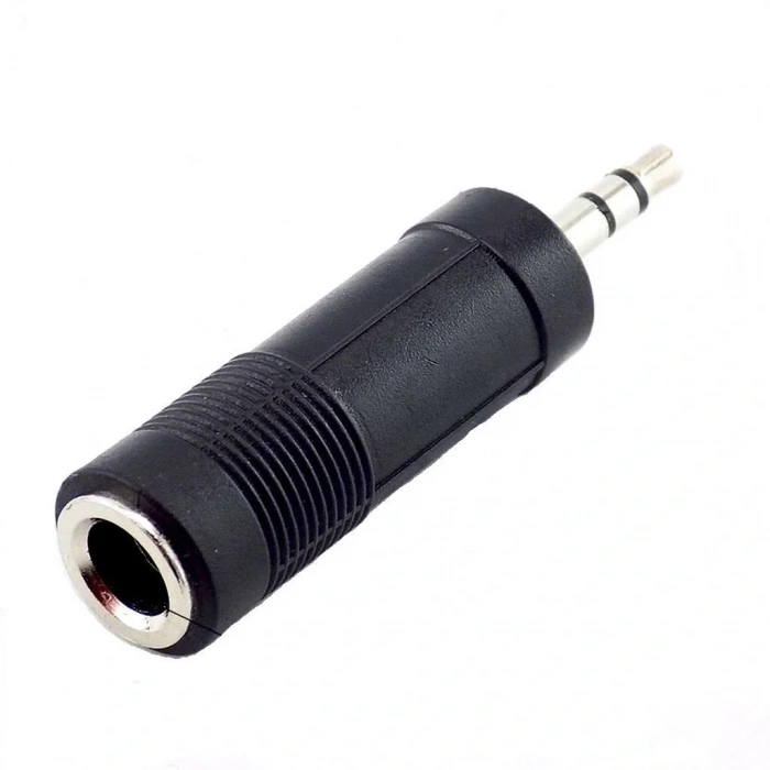 3.5mm Erkek Jak 6.35mm Dişi Jak Çevirici Adaptör