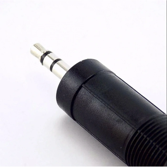 3.5mm Erkek Jak 6.35mm Dişi Jak Çevirici Adaptör