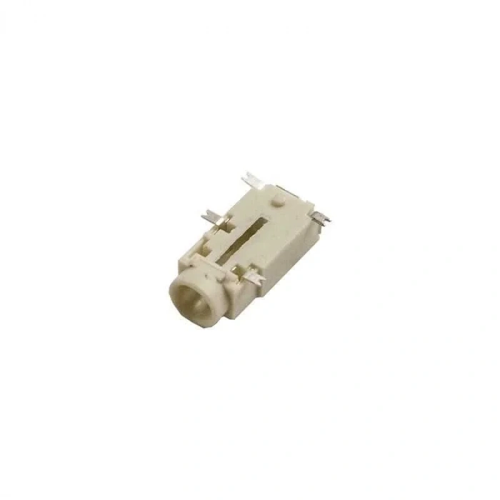 3.5mm Stereo 4-Pin SMD Jack Dişi - Beyaz