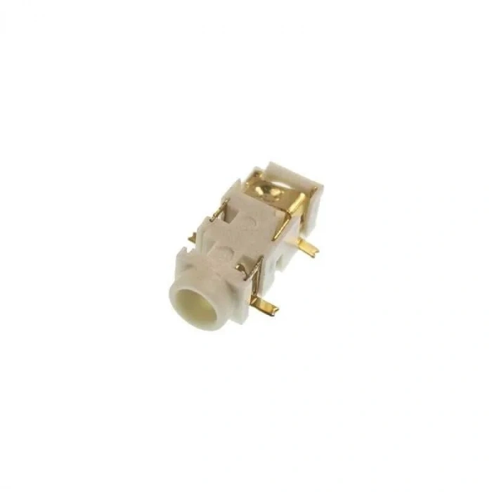 3.5mm Stereo SMD Jack Dişi - Beyaz