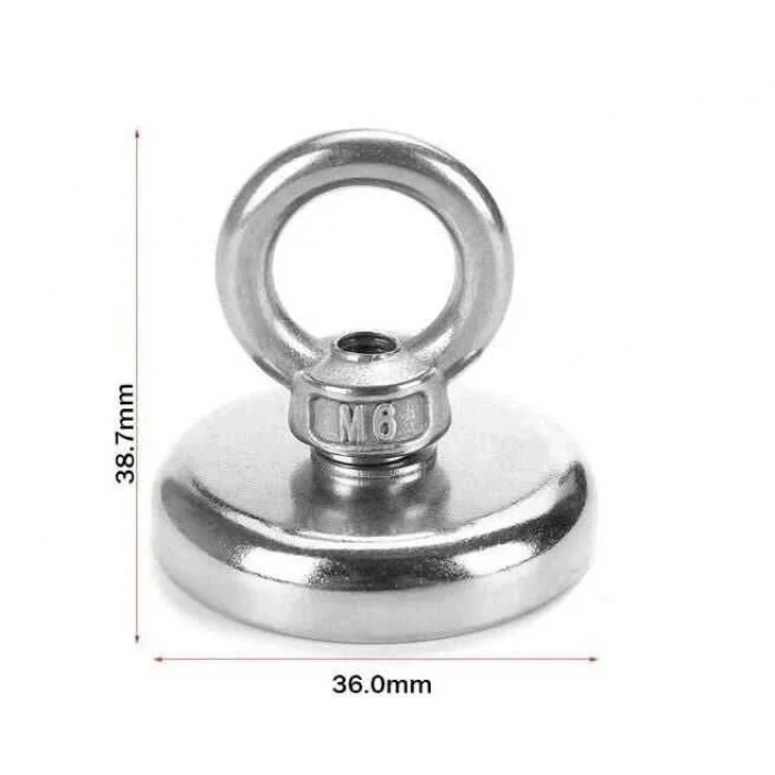 36mm Fishing Magnet - Neodyum Pot Mıknatıs