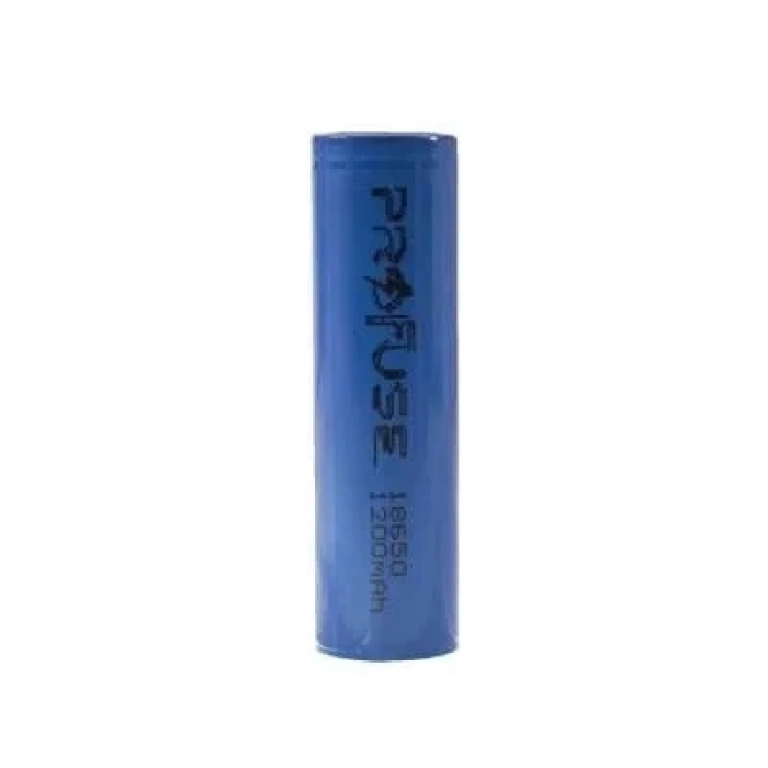 3.7V 1200mAh 18650 Li-ion Şarjlı Pil - Başsız