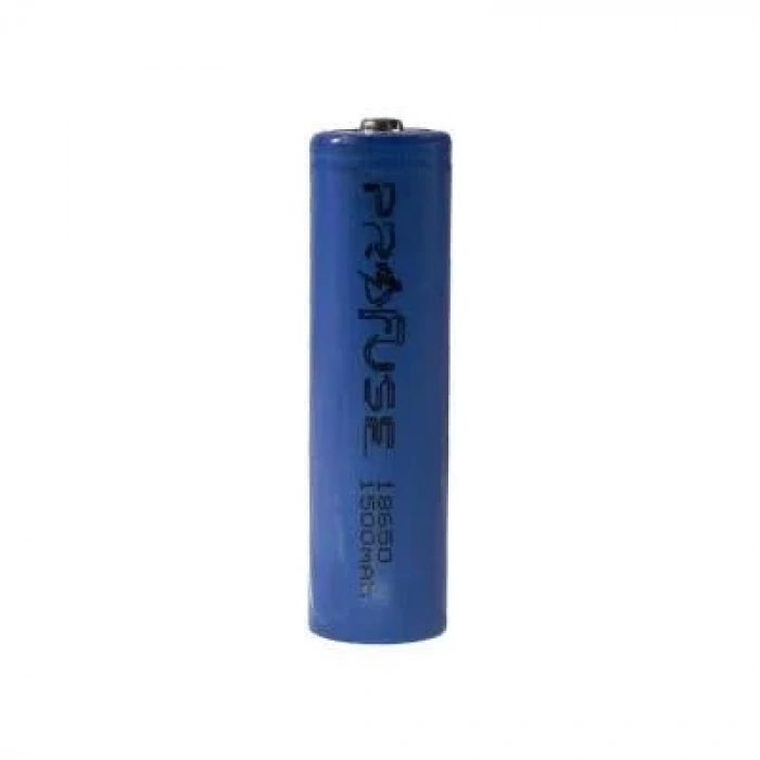 3.7V 1500mAh 18650 Li-ion Şarjlı Pil - Başlı
