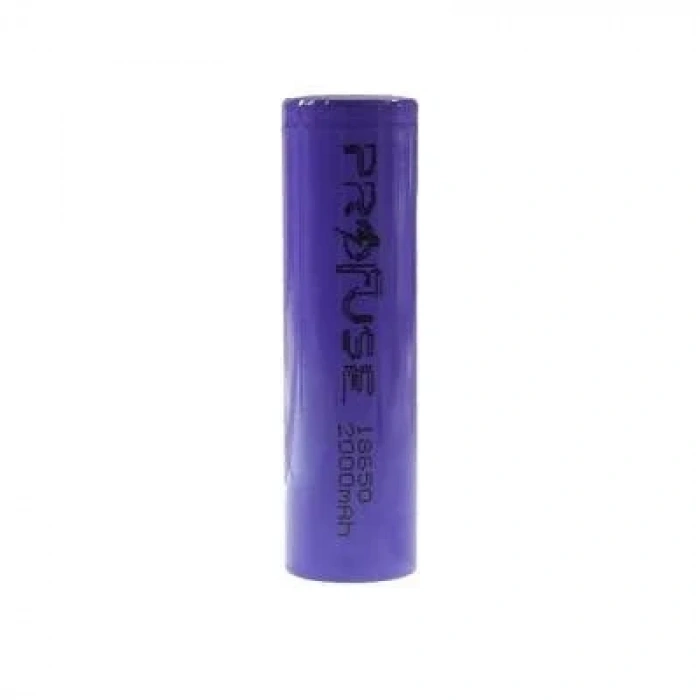 3.7V 2000mAh 18650 Li-ion Şarjlı Pil - Başsız