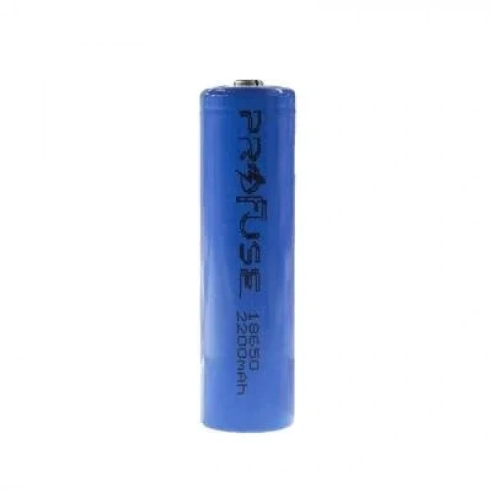 3.7V 2200mAh 18650 Li-ion Şarjlı Pil - Başlı