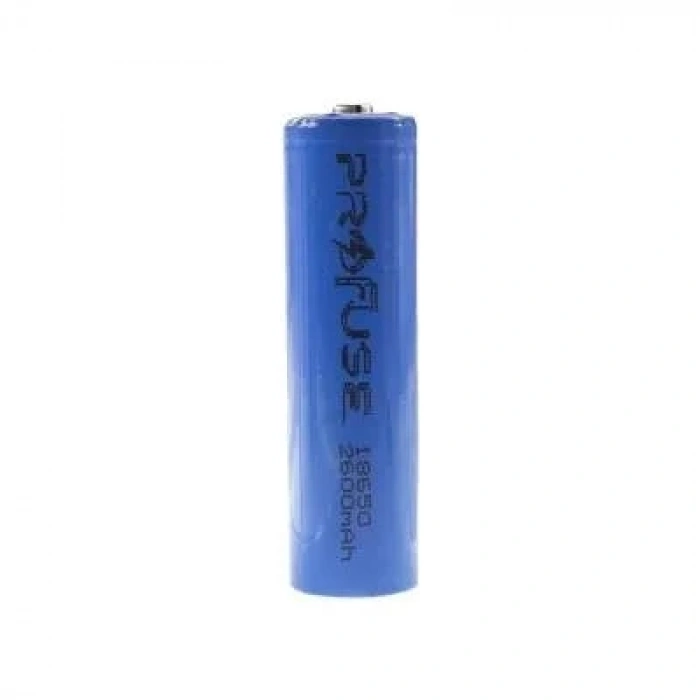 3.7V 2600mAh 18650 Li-ion Şarjlı Pil - Başlı