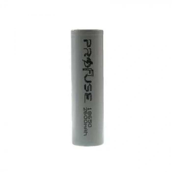 3.7V 2600mAh 18650 Li-ion Şarjlı Pil - Başsız