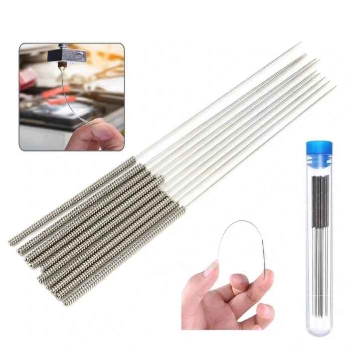 3D Yazıcı Nozzle Temizleme İğnesi 0.4mm 10 Adet
