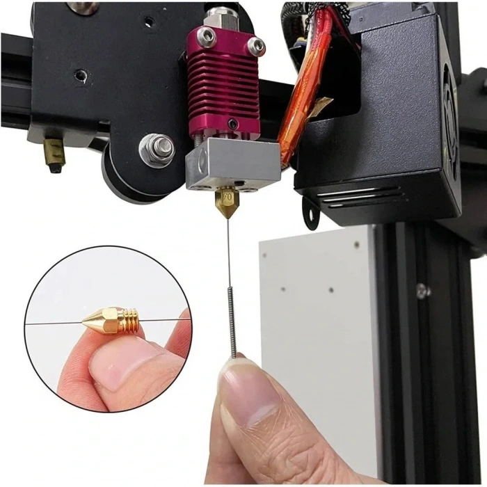 3D Yazıcı Nozzle Temizleme İğnesi 0.4mm 10 Adet