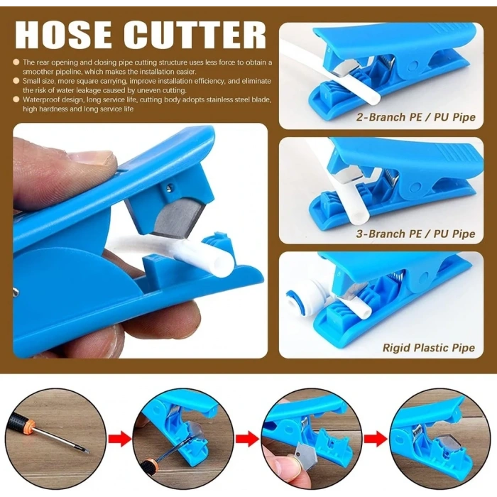3D Yazıcı PE/PTFE/Naylon Plastik Teflon Boru Kesme Makası