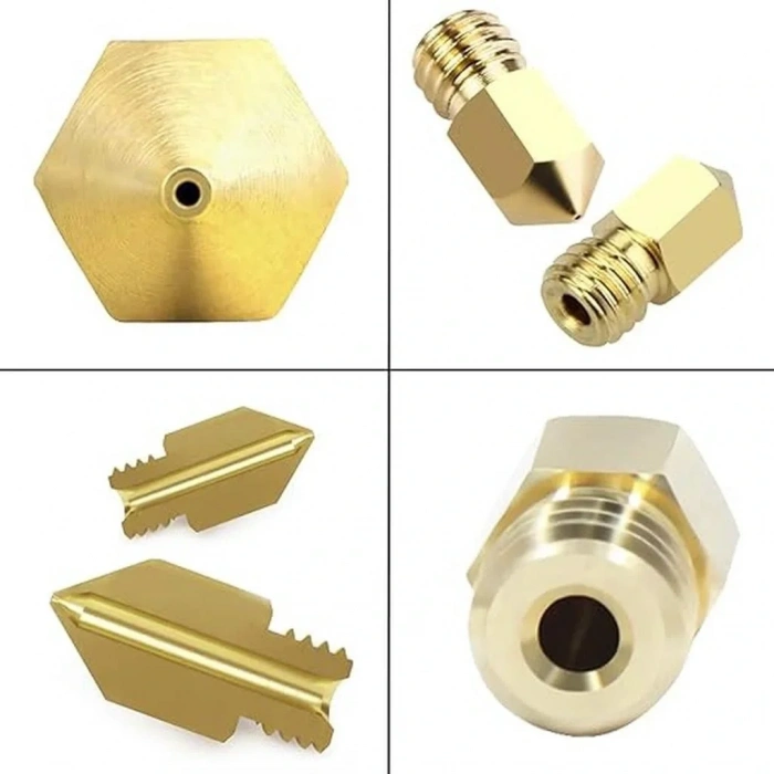 3D Yazıcı-Printer MK8 0.4mm Pirinç Nozzle