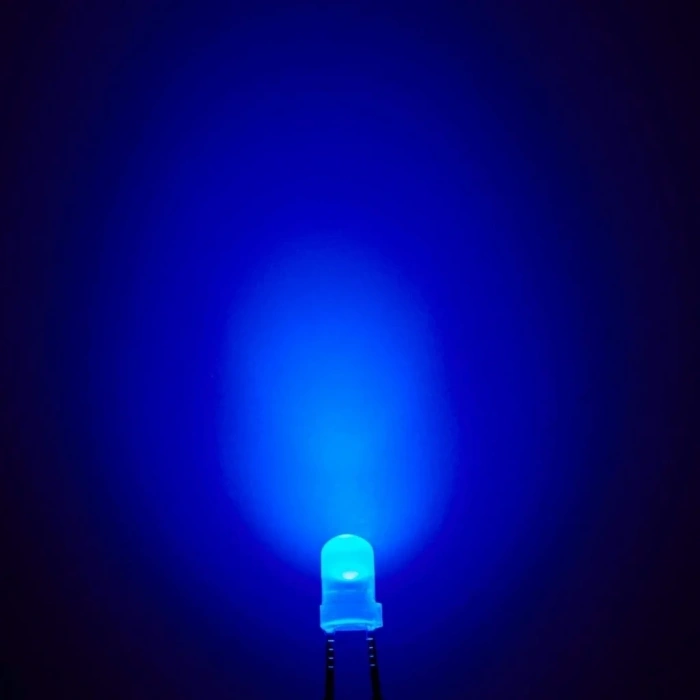 3mm Led Mavi Diyot Diffused 1 Adet