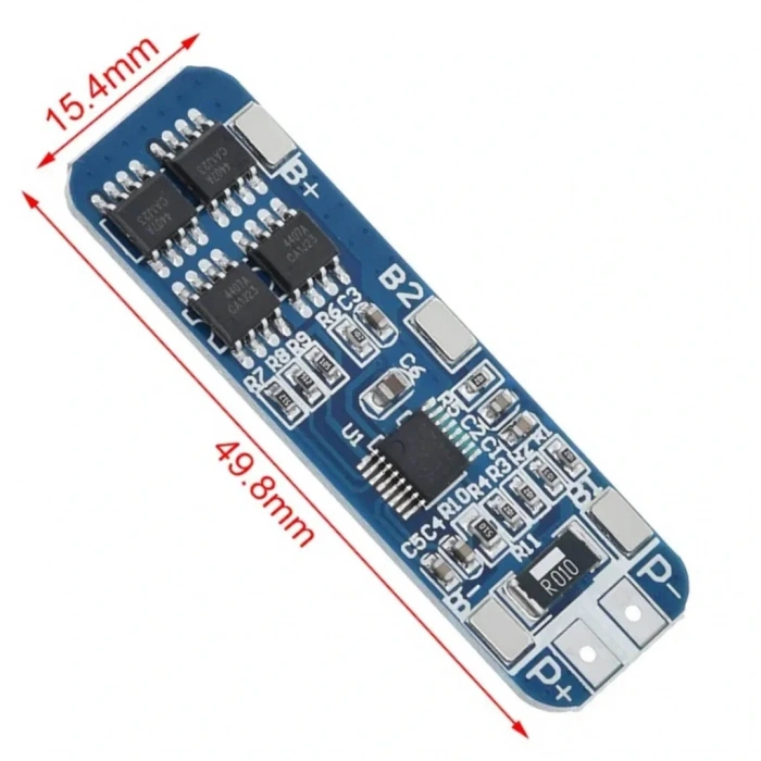 3S 10A BMS 12V 18650 Li-ion Koruma Devresi