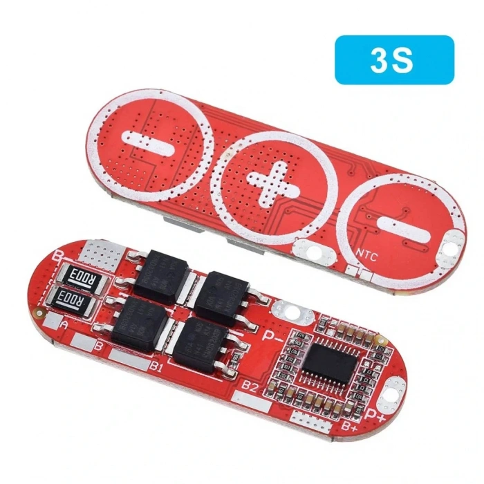 3S 25A BMS 18650 Li-ion Balans Pil Şarj Koruma