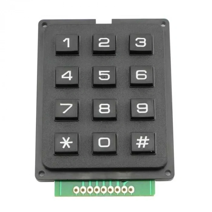 3x4 Matrix Tuş Takımı - Keypad