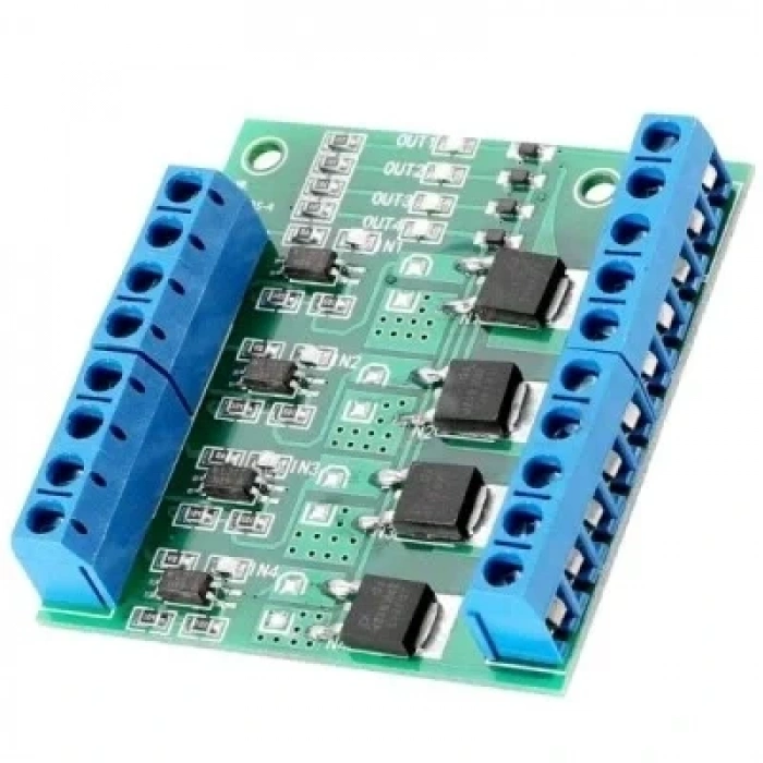 4 Kanal PWM Mosfet Modülü - PLC Sürücü Modülü