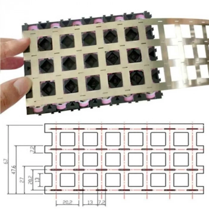 4lü Nikel Şerit Lehim 4P Punta Teli 67.6x0.15mm - 1 Metre
