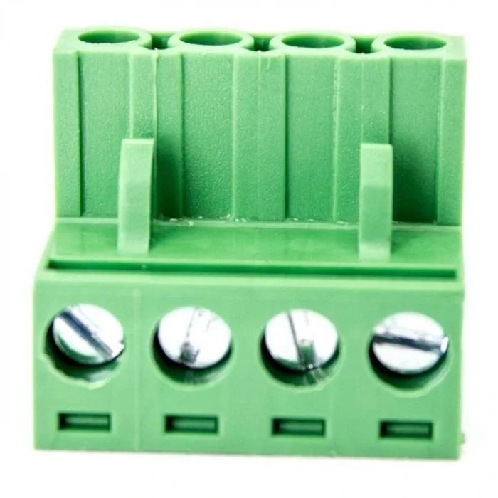 4 Pin 5.08mm Dişi Geçmeli Yeşil Klemens