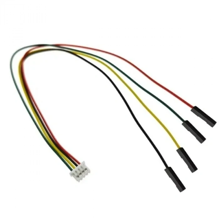 4-Pin JST 1.25mm Dişi - 2.54mm Dişi Dupont Dönüştürücü Kablo - 20cm